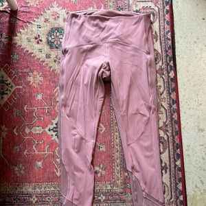 Lululemon leggings mauve size 10
